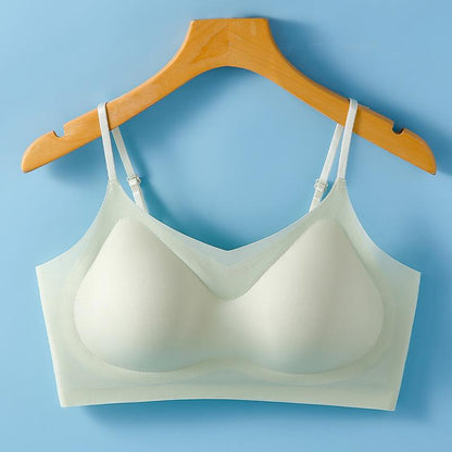 Lightweight Bra ,Ice Silk Material with Strapless Design