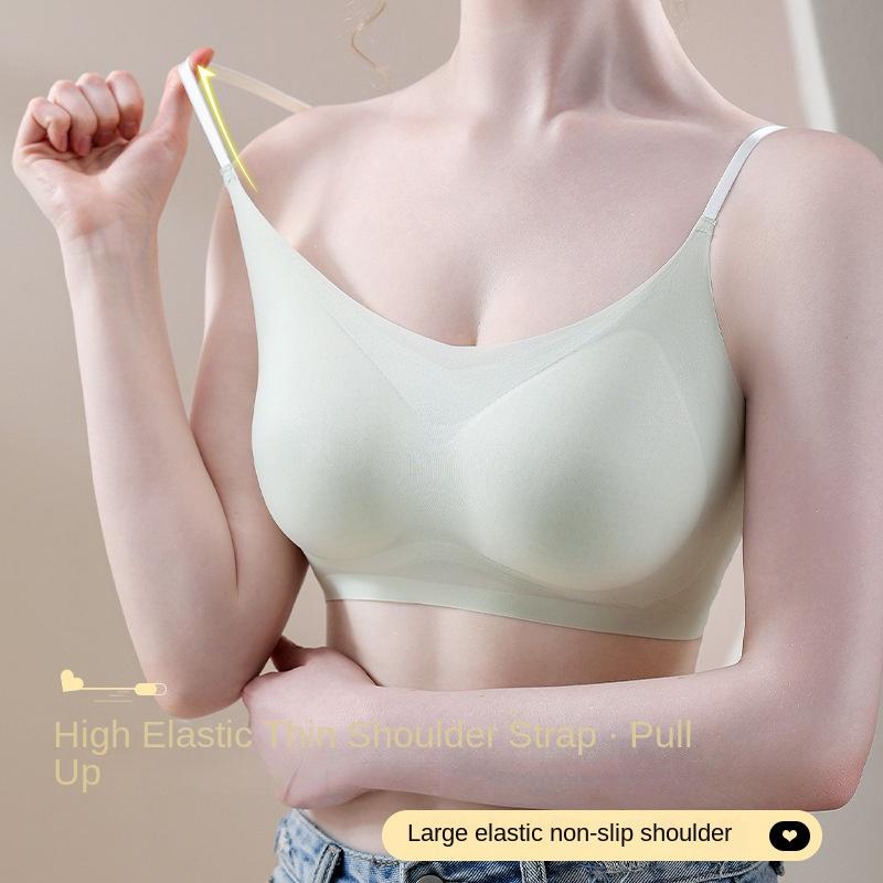 Lightweight Bra ,Ice Silk Material with Strapless Design