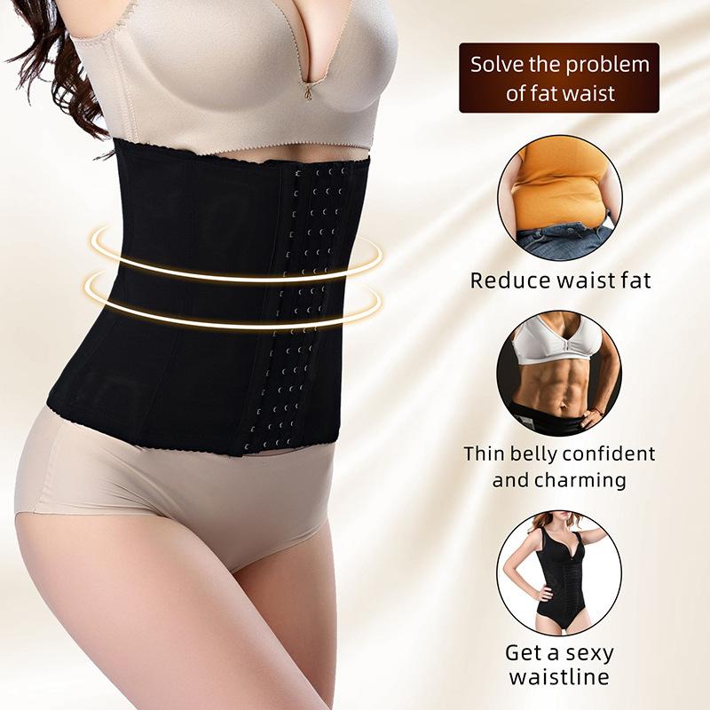 Mesh Six Breasted Belly Band Body Corset Postpartum Belly Slimming Binding Waist Corset Belt Waist Seal Waist Belt Clip