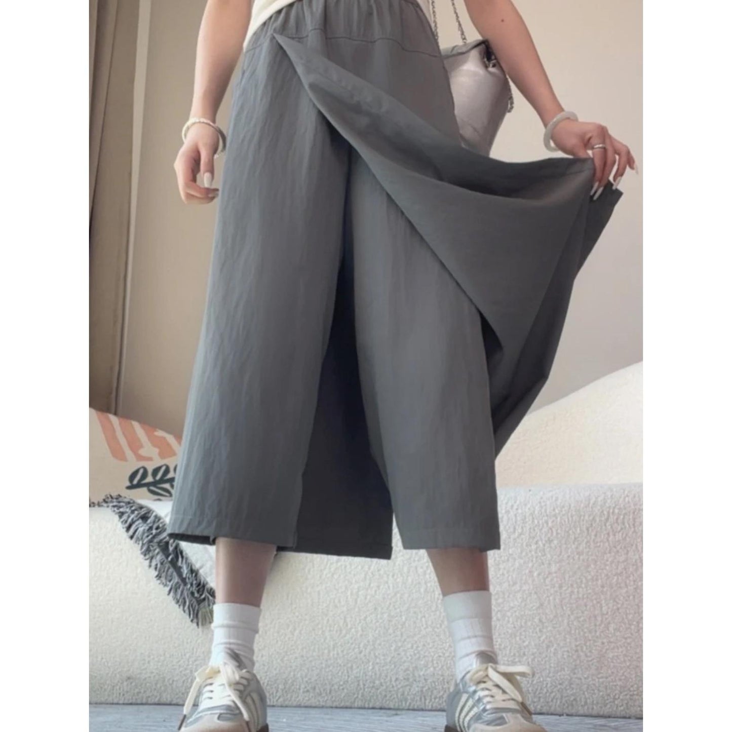 New Cool -Leg Pants High Waist Pants