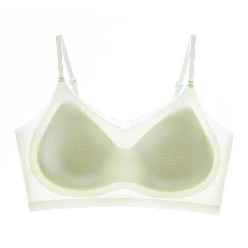 Lightweight Bra ,Ice Silk Material with Strapless Design