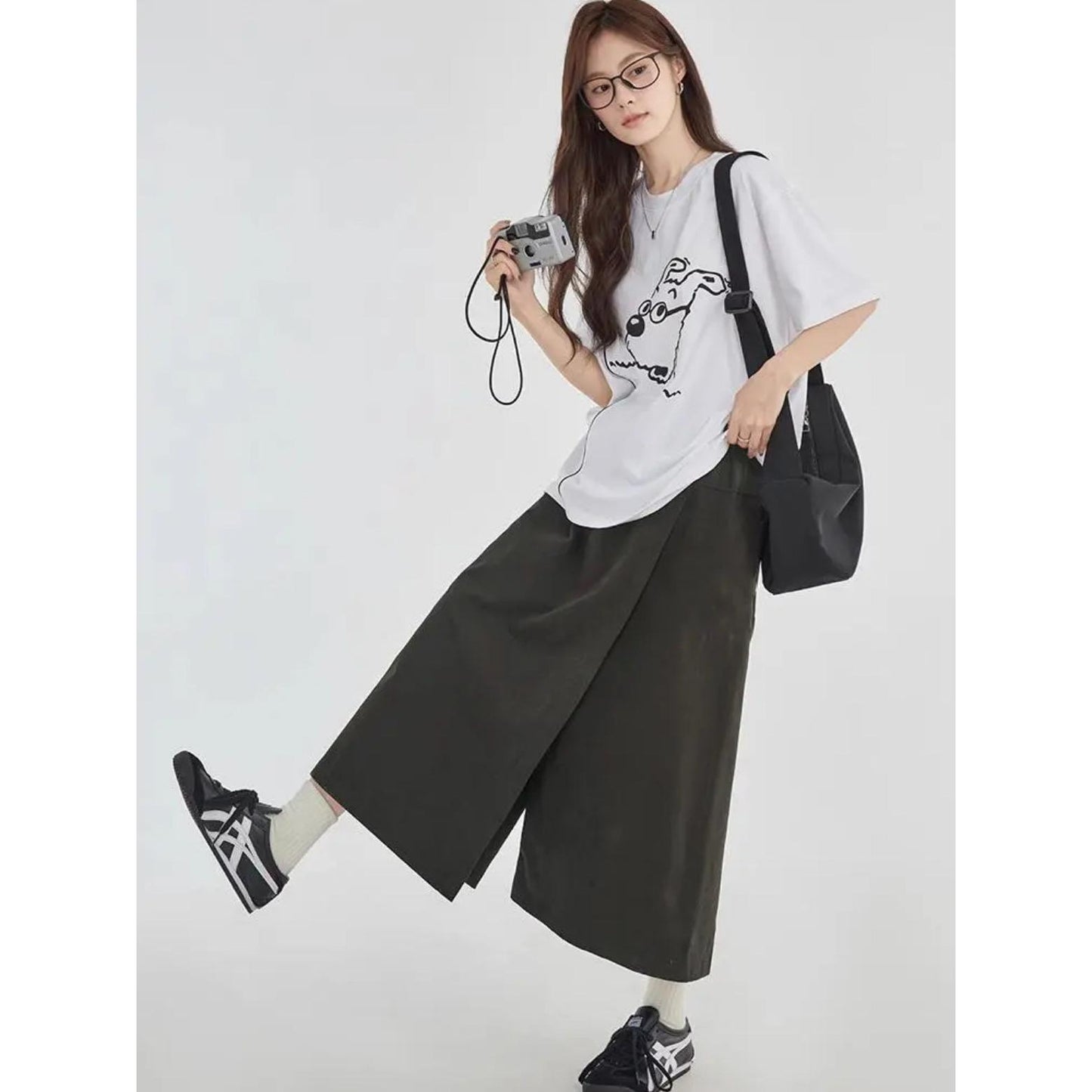 New Cool -Leg Pants High Waist Pants